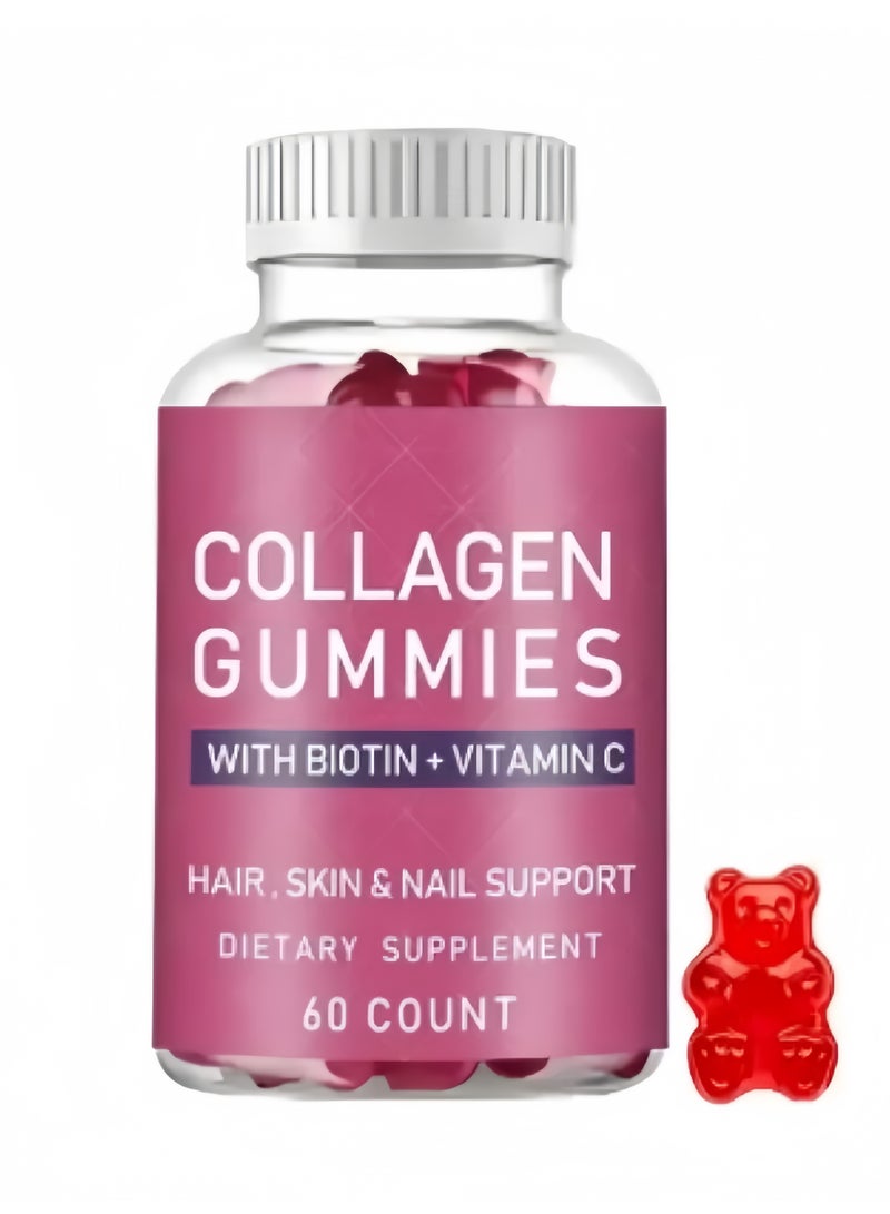 بيودي حلاويات الكولاجين للجمال: نصيحتنا اللذيذة والمرنة تجمع بين الكولاجين والبيوتين وفيتامين ج لترطيب الشعر اللامع والبشرة المرنة والأظافر القوية — بالإضافة إلى دعم صحة العضلات والعظام والمفاصل - Image 1